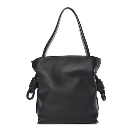 Loewe Calfskin Flamenco Knot Bag Black 1 of 7