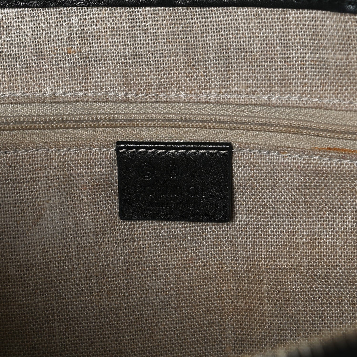 Gucci Soft Microguccissima Medium Zippered Satchel Black 6 of 17
