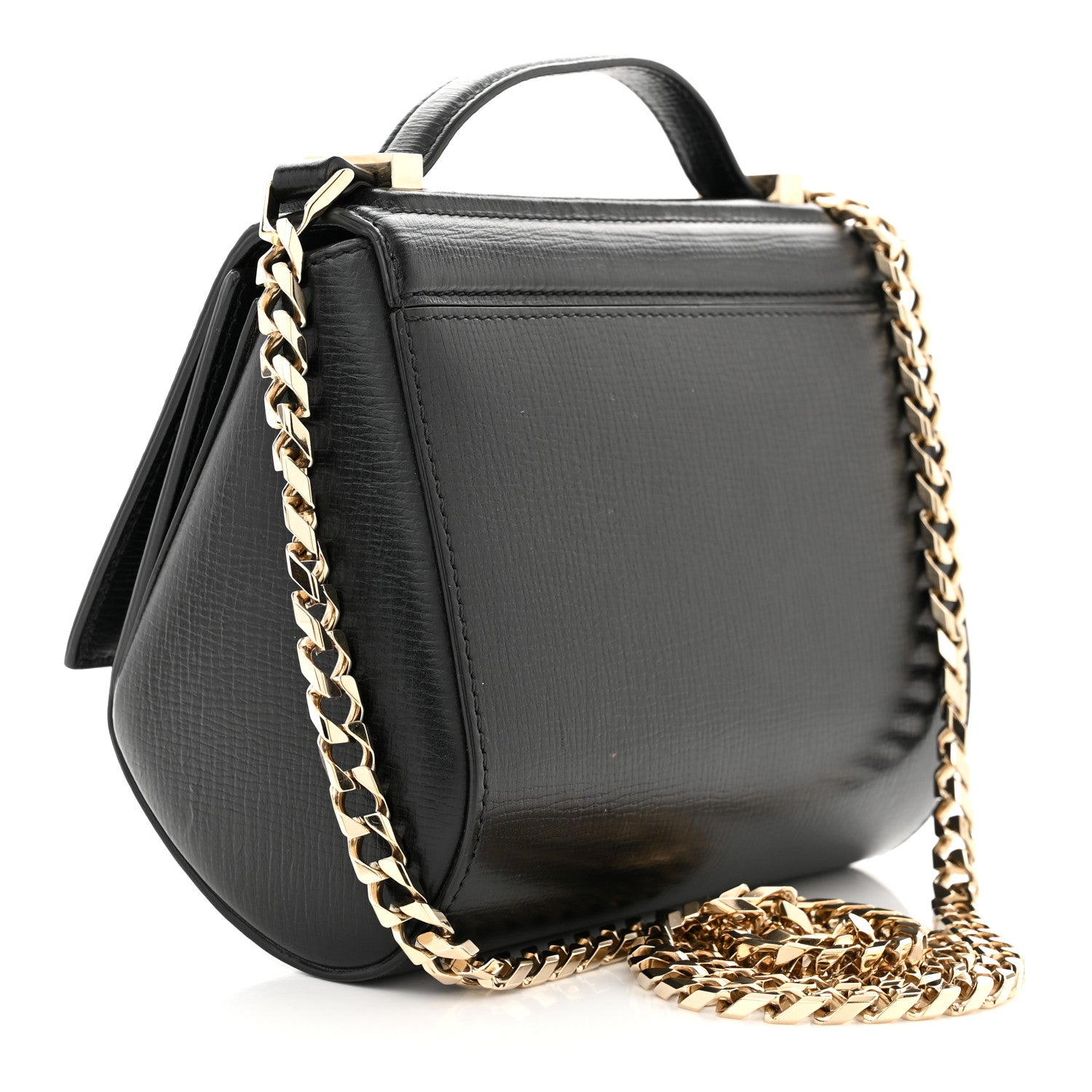 Givenchy Textured Calfskin Mini Pandora Box Chain Crossbody Bag Black 3 of 11