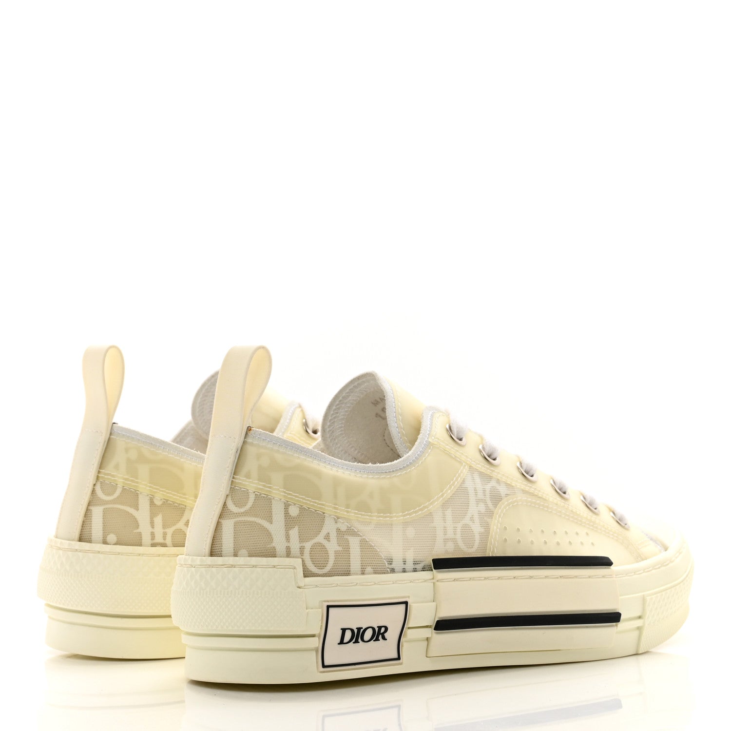 Christian Dior Technical Canvas Oblique Oblique Mens B23 Low Top Sneakers 35 4 of 8