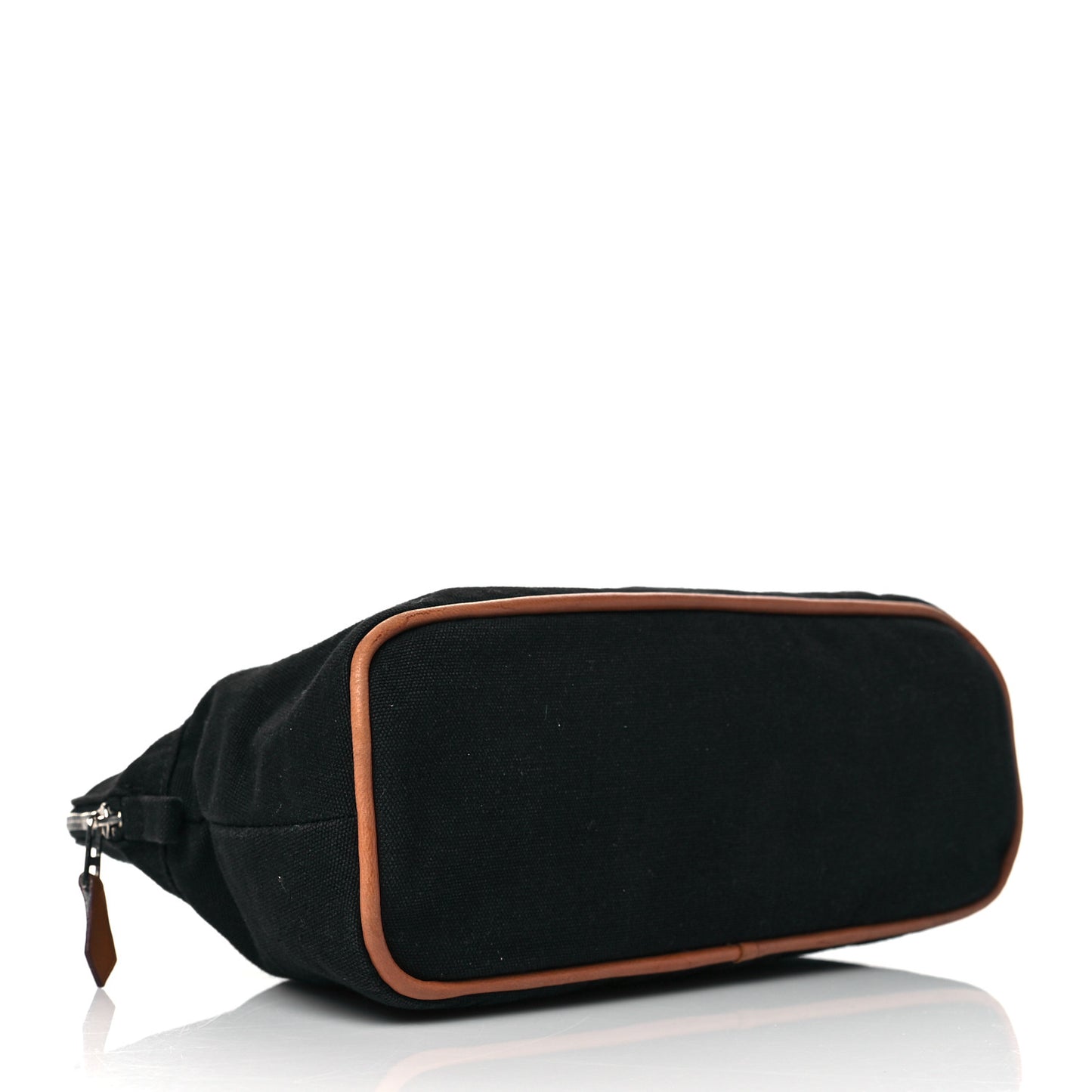 Cotton Canvas Bolide Travel Cosmetic Pouch MM Black