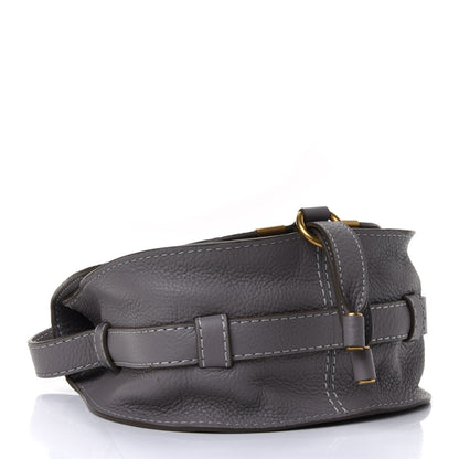Chloe Calfskin Mini Marcie Round Crossbody Bag Cashmere Grey 3 of 4