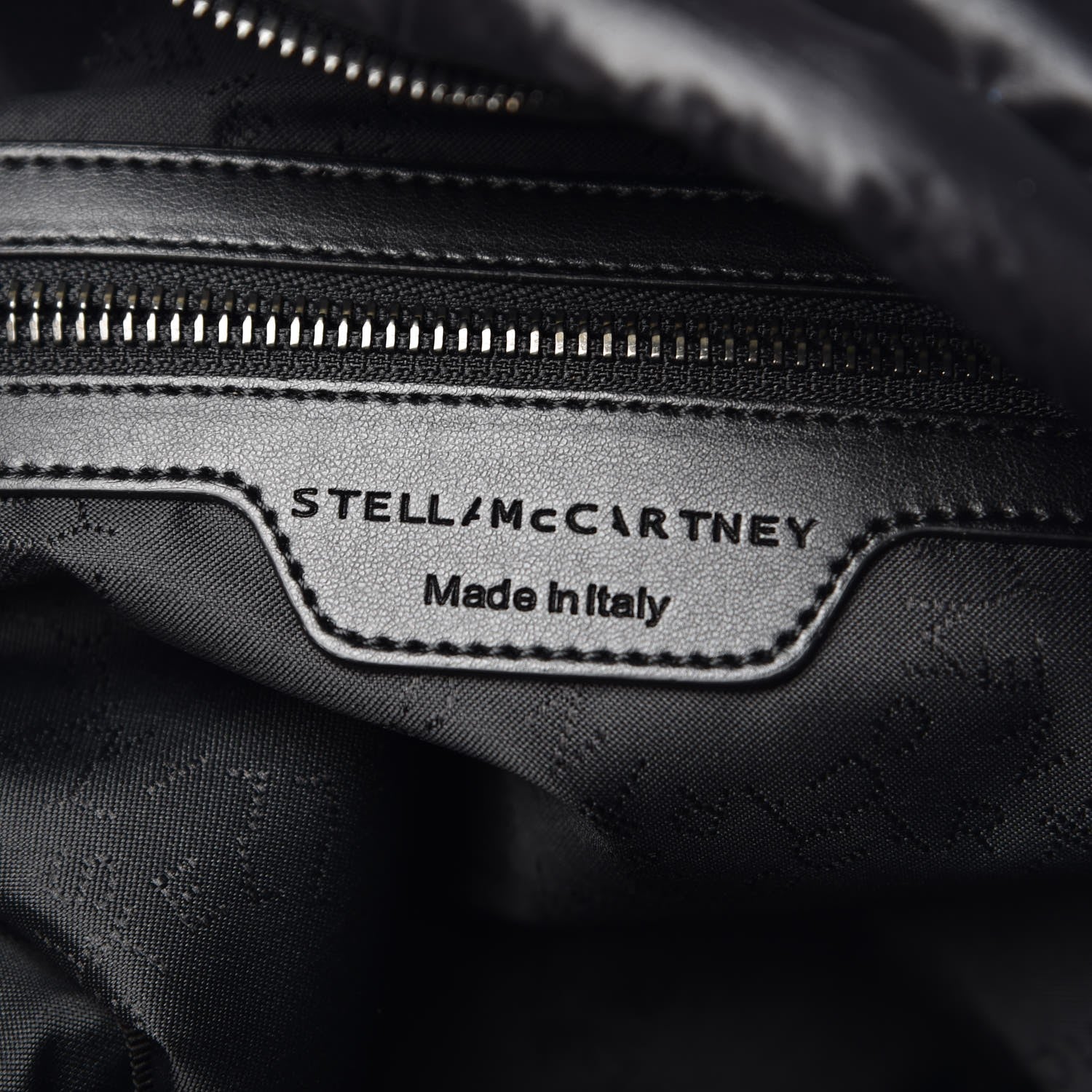 Stella McCartney Polyamide Falabella Go Glitter Stars Backpack Black 6 of 7