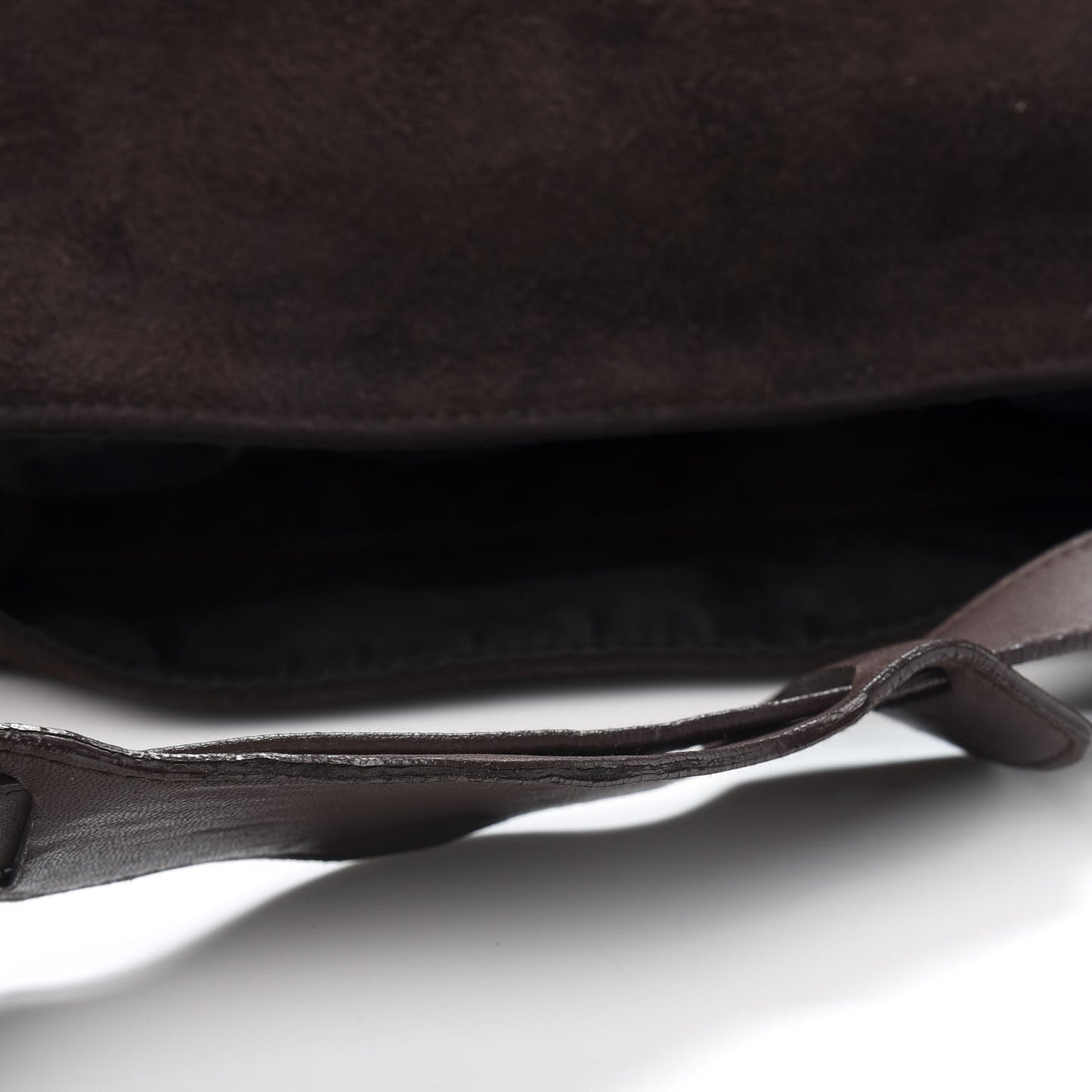 Suede Calfskin B Hobo Brown