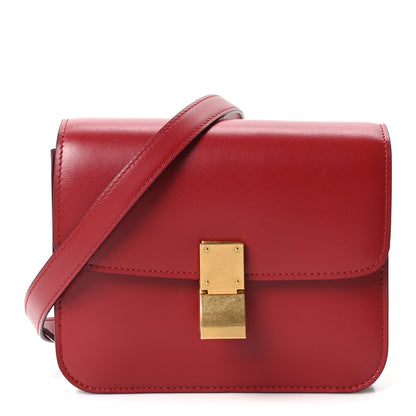 Celine Box Calfskin Teen Classic Box Flap Bag Red 1 of 10