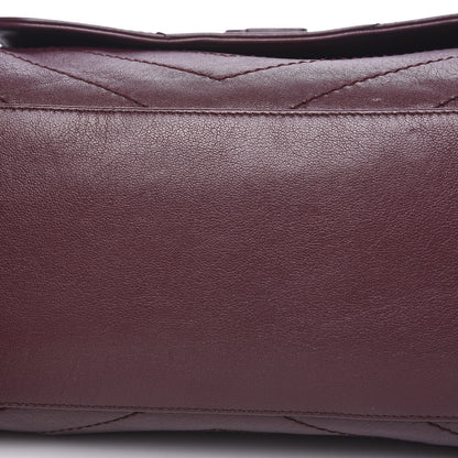 Saint Laurent Vintage Lambskin Chevron Monogram Medium Nolita Amaranto 8 of 12