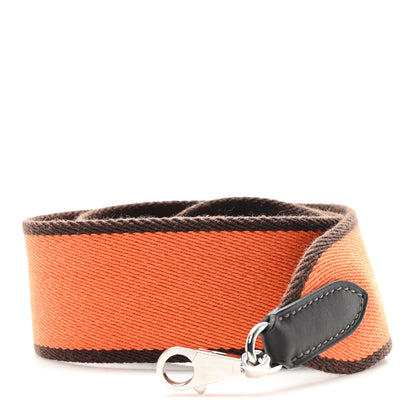 Hermes Toile Swift Sangle Wooly 50mm Shoulder Strap Orange Ebene 1 of 3