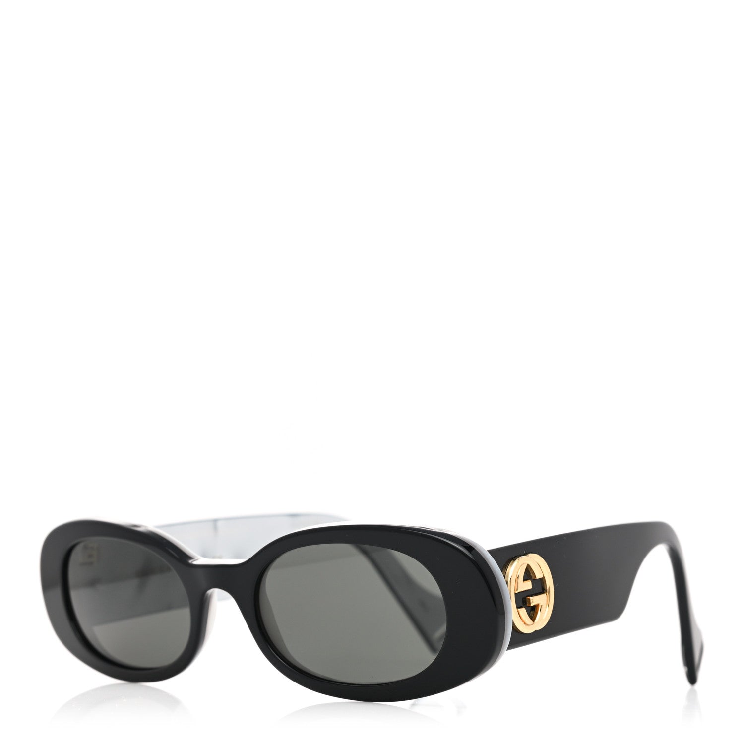 Gucci Acetate Oval Sunglasses GG0517S Black 1 of 7