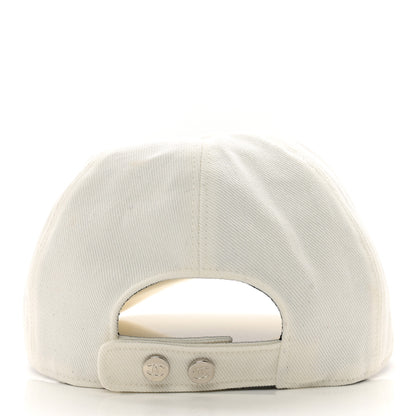 Chanel Cotton Sequin CC Cap Hat Ivory 5 of 8
