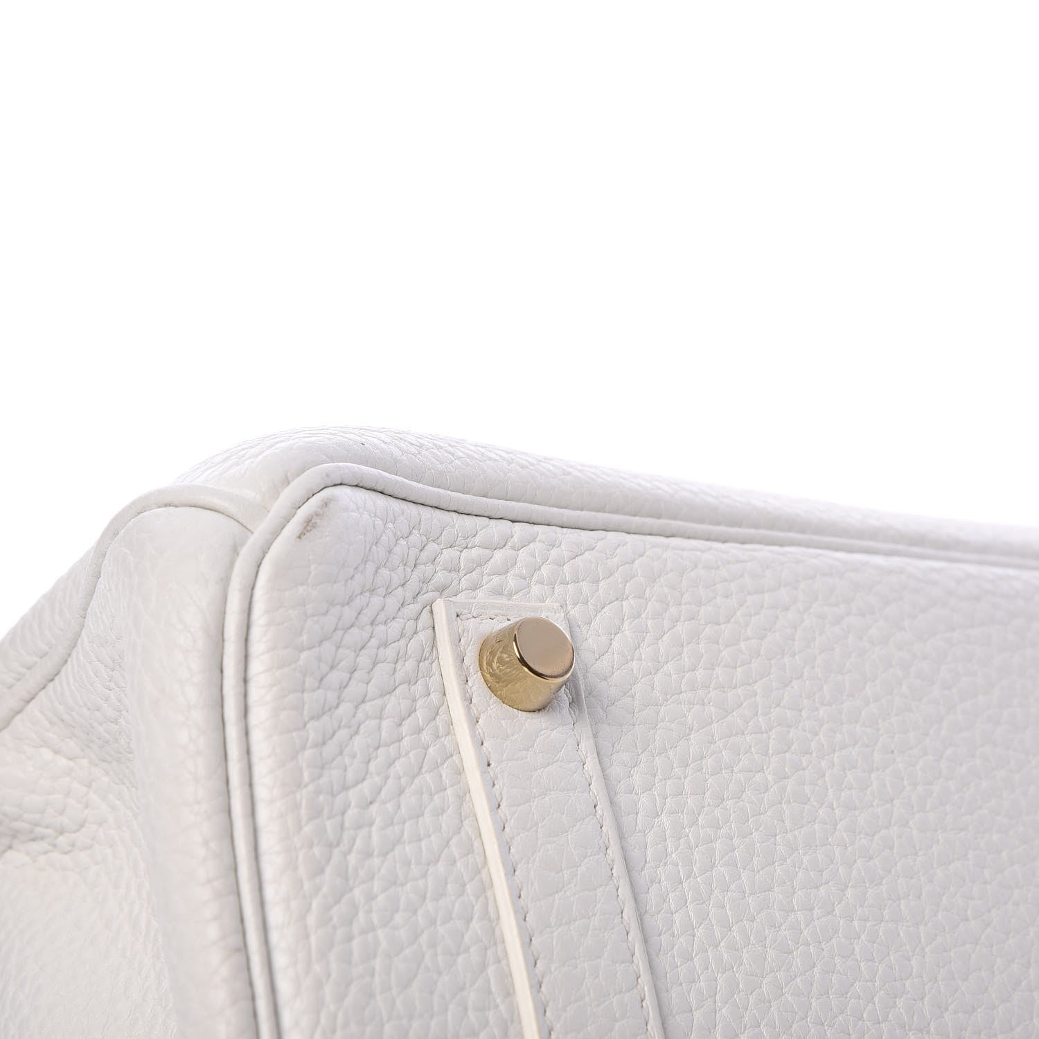 Hermes Taurillon Clemence Birkin 35 White 39 of 45