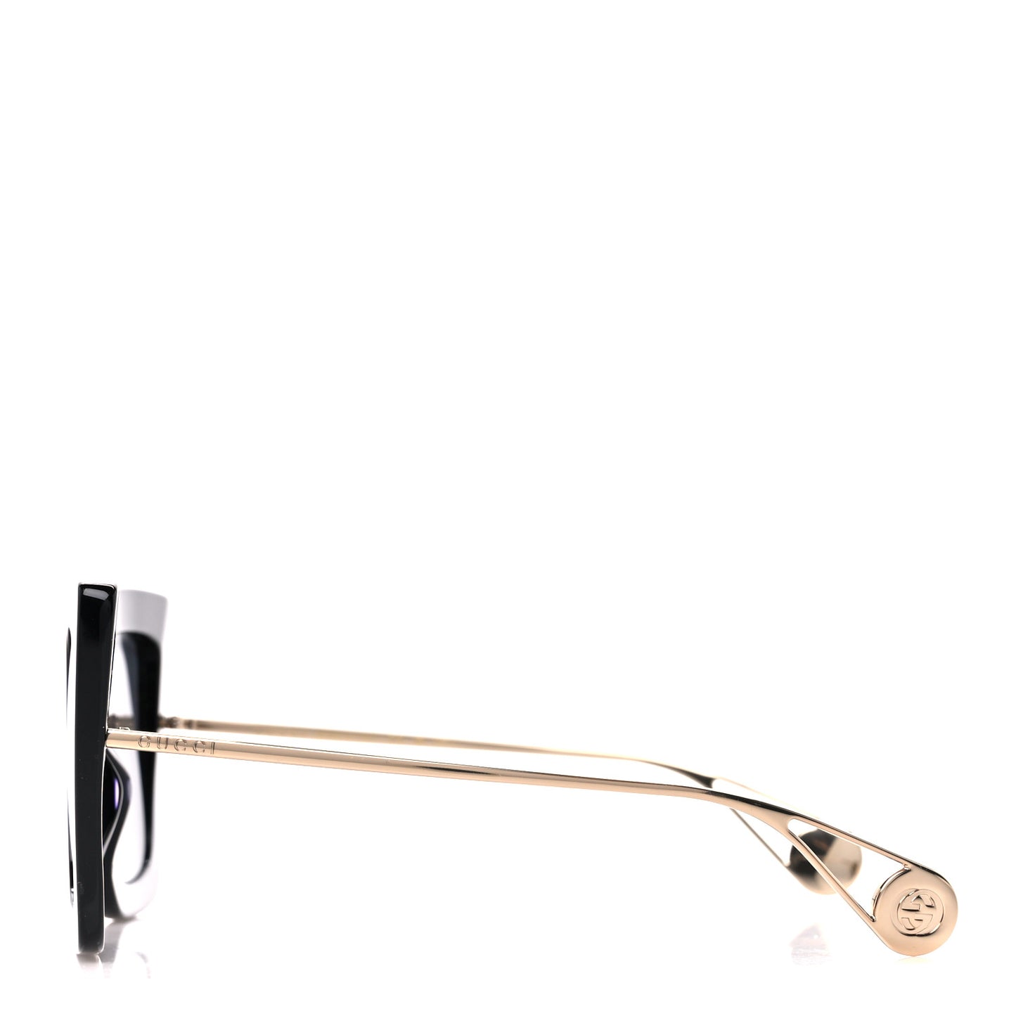 Acetate Oversize Square Frame GG0435S Sunglasses Black