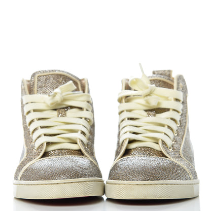 Christian Louboutin Metallic Lurex Womens Bip Bip Orlato Flat Sneakers 40 Gold 2 of 19