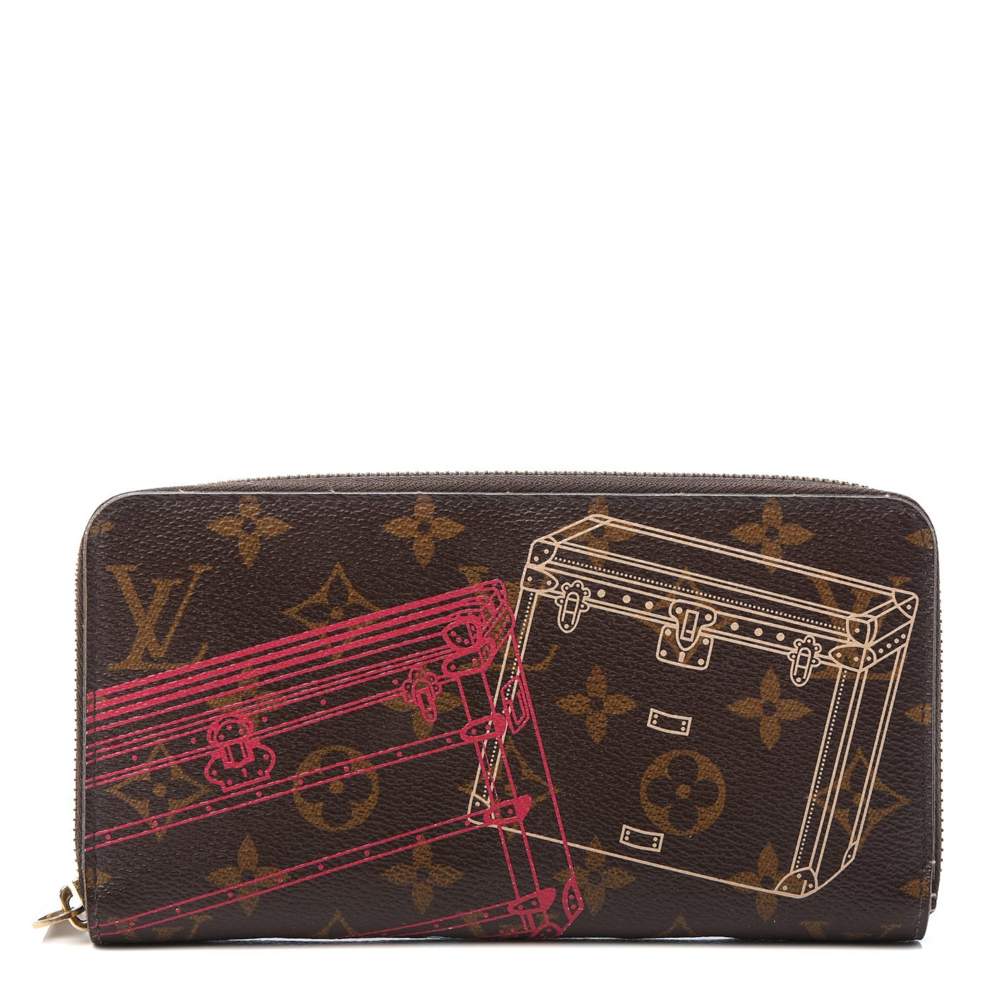 Monogram 2014 Christmas Animation Zippy Wallet