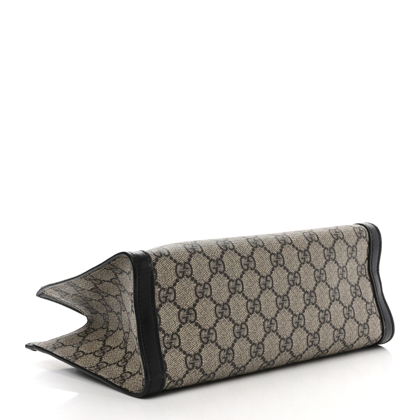 GG Supreme Monogram Small Padlock Tote Black