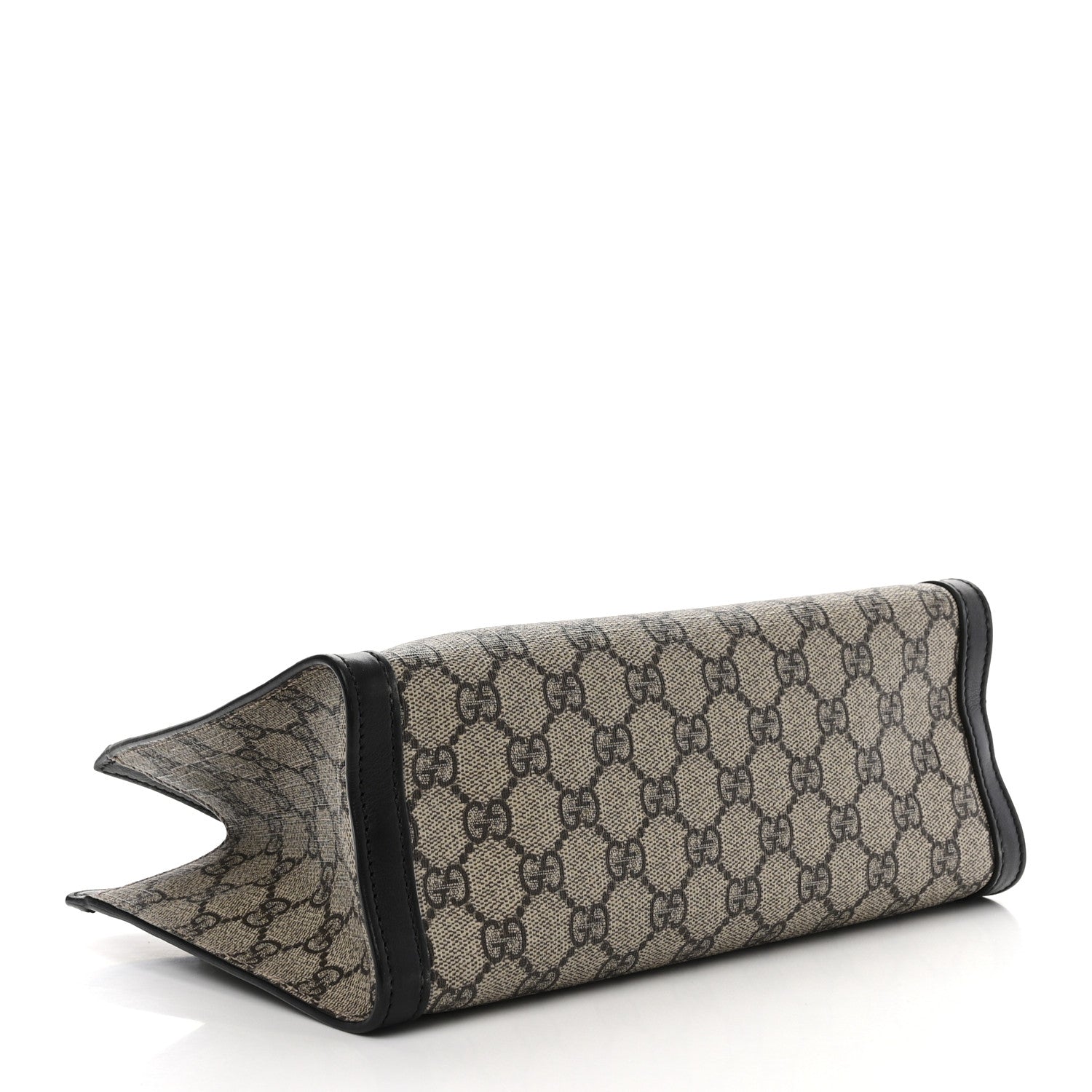 Gucci GG Supreme Monogram Small Padlock Tote Black 4 of 11