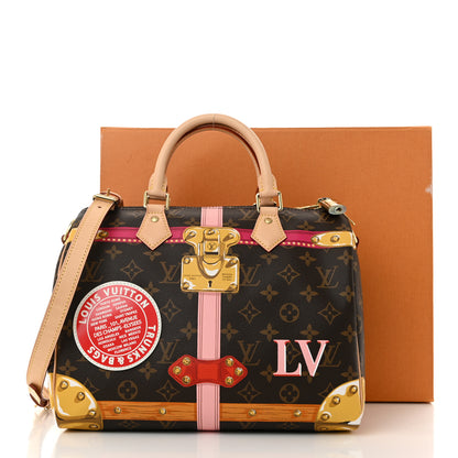 Louis Vuitton Monogram Summer Trunks Speedy Bandouliere 30 11 of 11