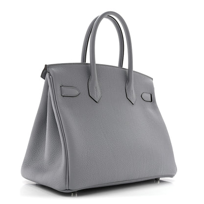 Hermes Togo BIRKIN 30 Gris Pantin 3 of 10