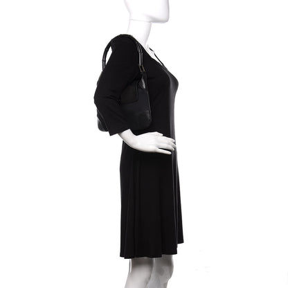 Gucci Calfskin Bamboo Handle Jackie O Hobo Black 1 of 10