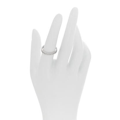 Tiffany 18K White Gold Diamond T True Narrow Band Ring 54 7 2 of 5