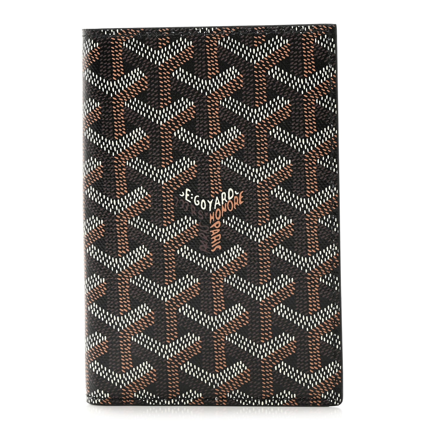 Goyardine Passport Wallet Black