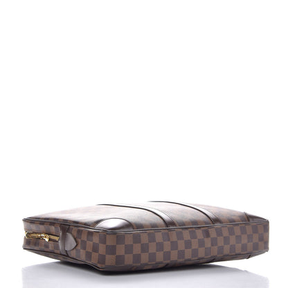 Louis Vuitton Damier Ebene Porte Documents Voyage 4 of 12