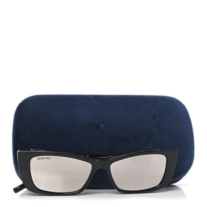 Gucci Acetate Crystal Rectangle Sunglasses GG1681S Black 7 of 7