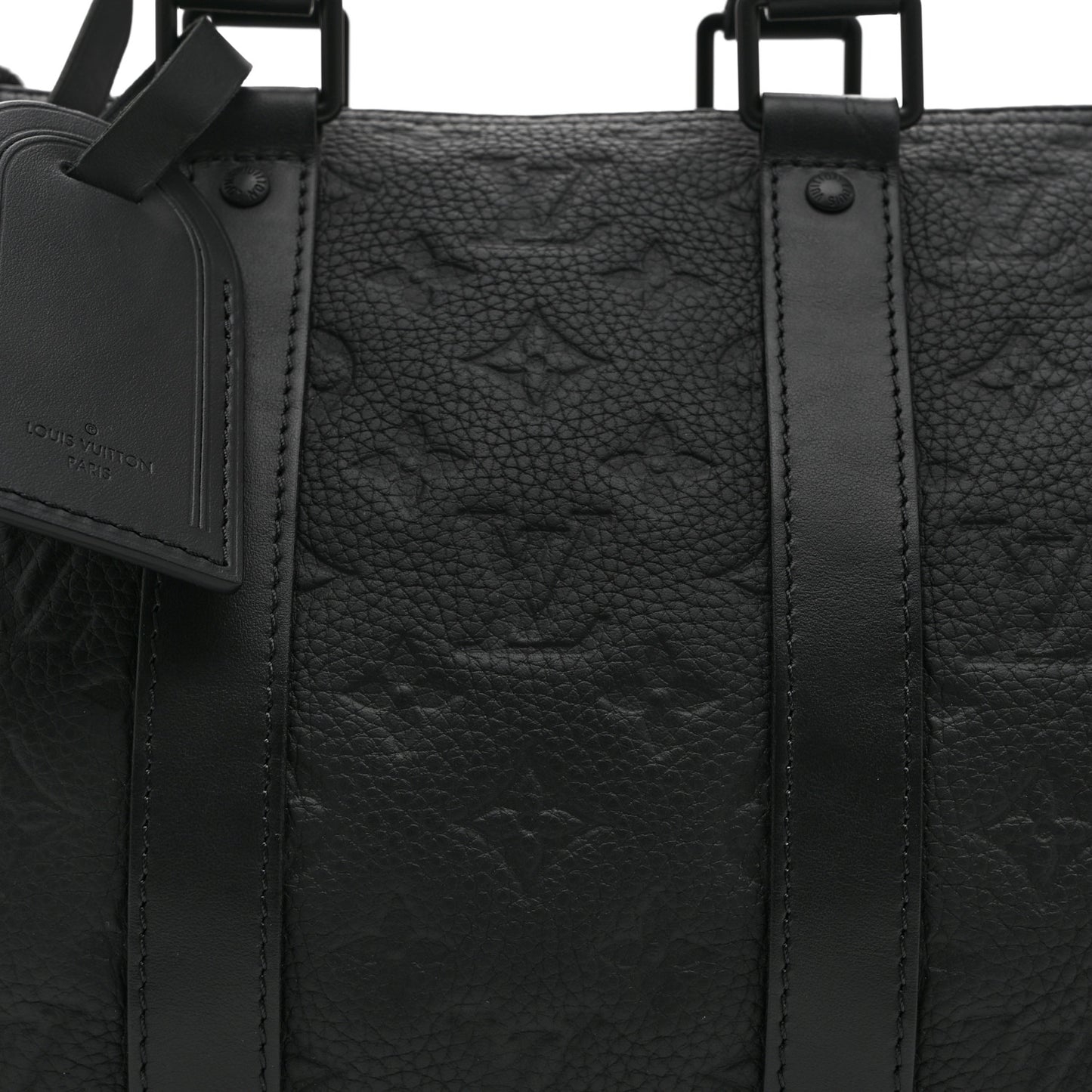 Monogram Taurillon Keepall Bandouliere 35 Black