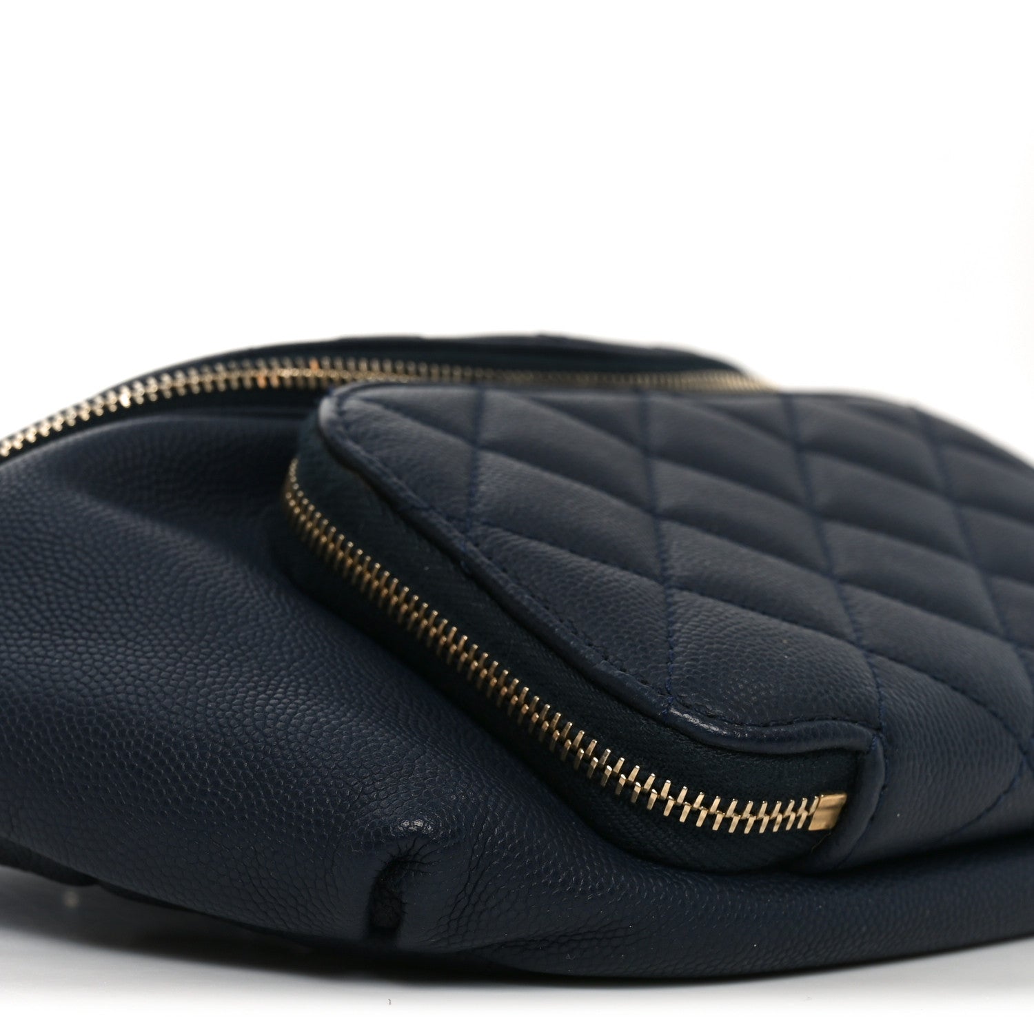 Chanel Caviar Quilted Business Affinity Waist Belt Bag Navy 7 of 8