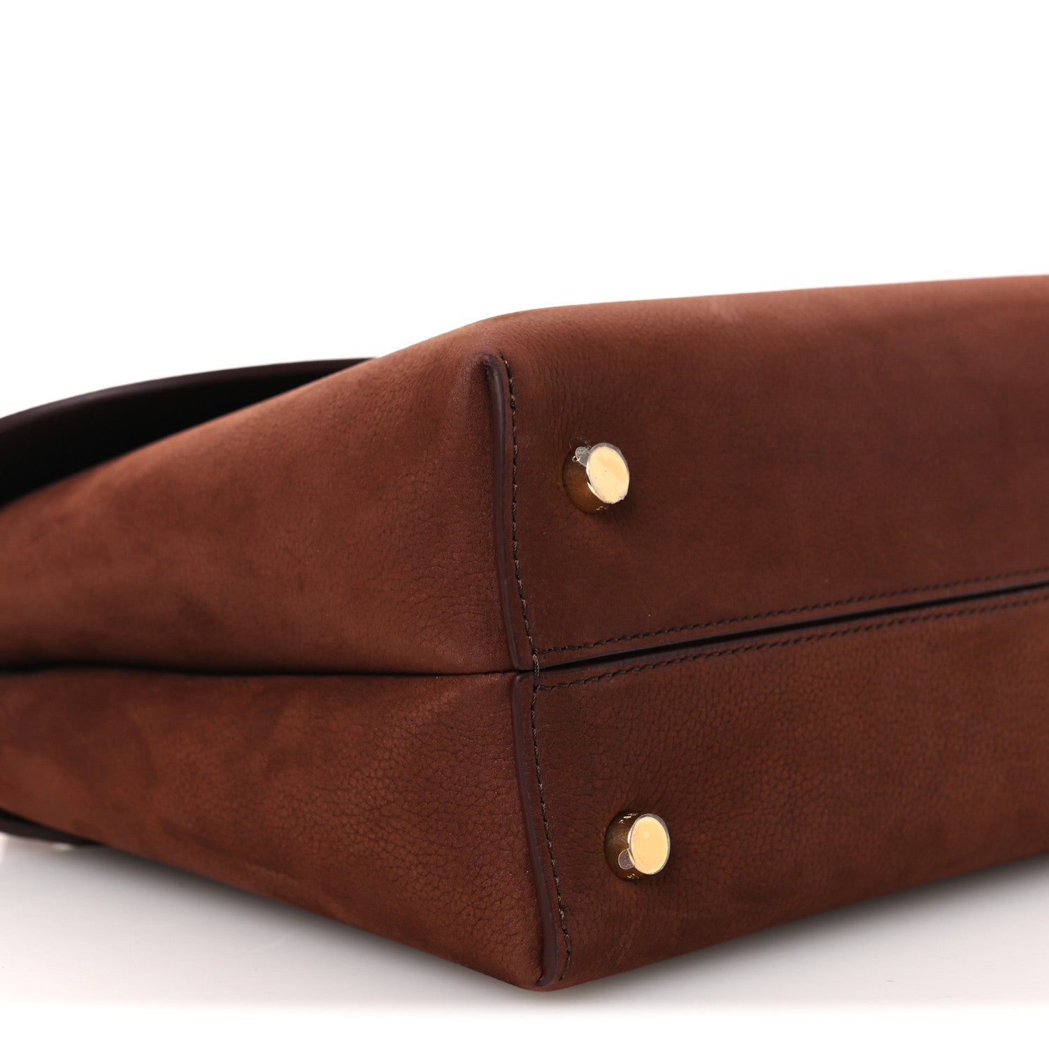 Celine Grained Nubuck Calfskin Medium Nino Chestnut 9 of 14