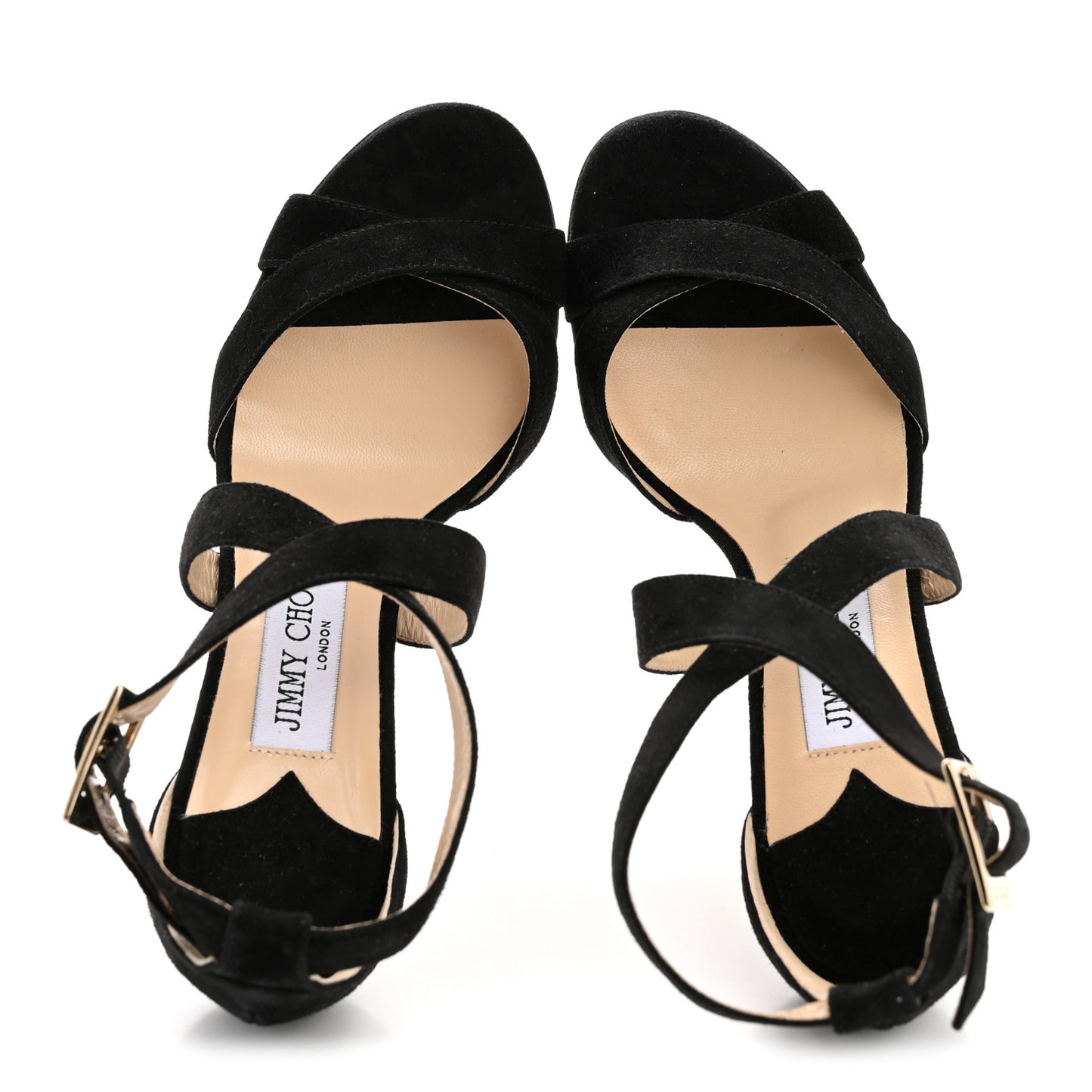 Suede Lottie Sandals 35.5 Black