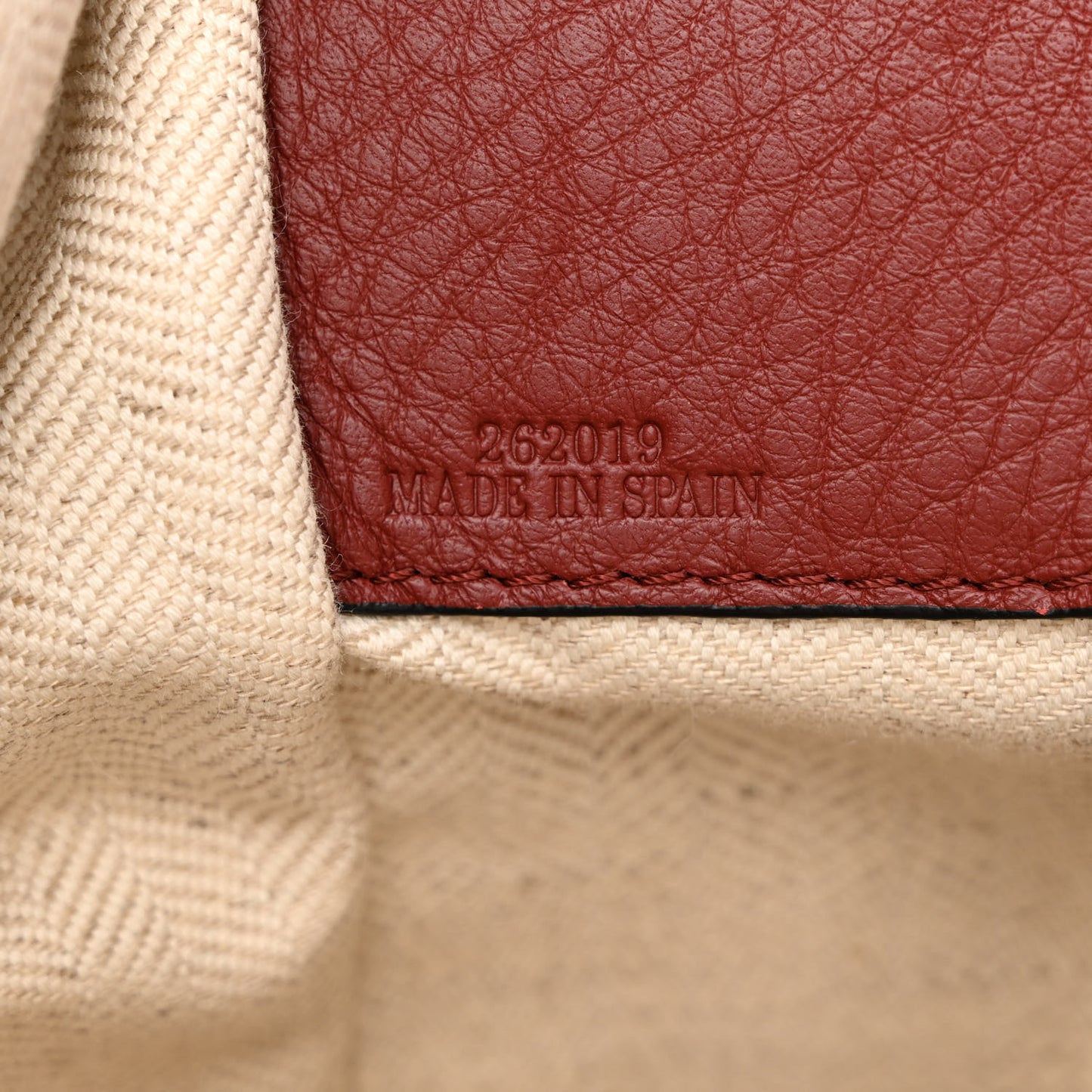 Calfskin Small Hammock Shoulder Bag Ginger Red