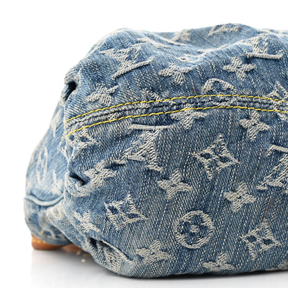 Louis Vuitton Monogram Denim Pleaty Blue 8 of 10