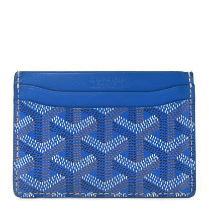 Goyard Goyardine Saint Sulpice Card Holder Sky Blue 1 of 8