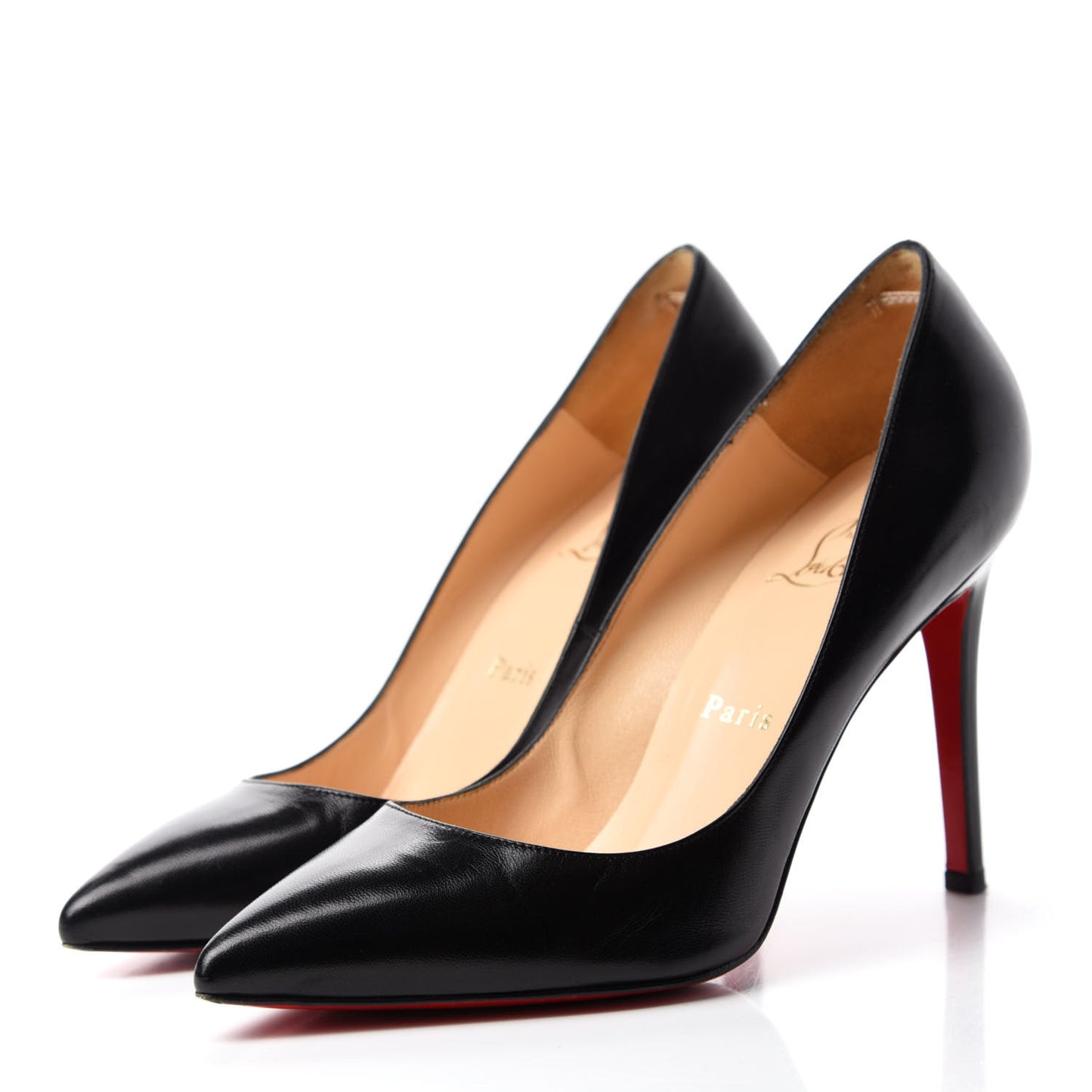 Shiny Nappa Pigalle 100 Pumps 38 Black