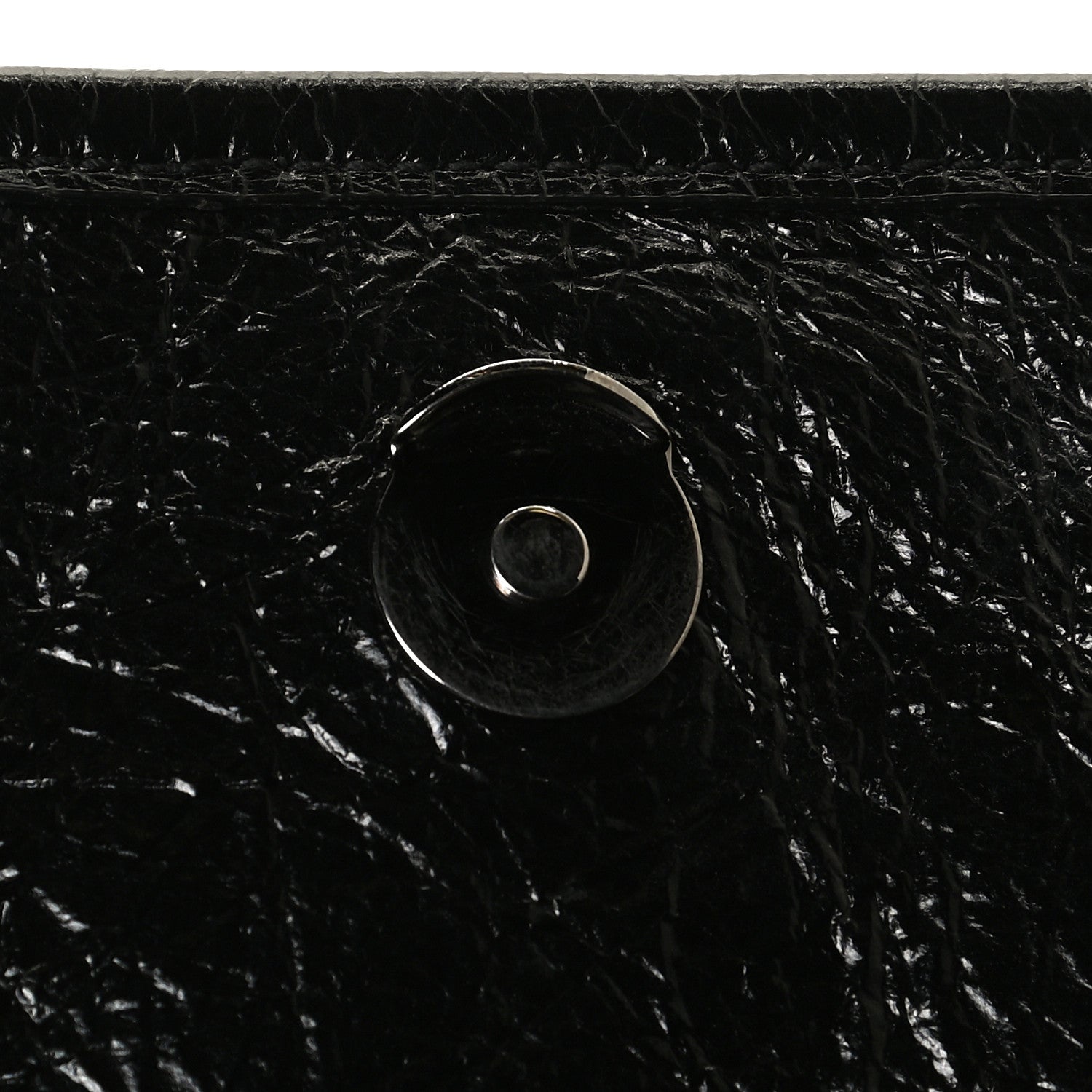 Saint Laurent Crinkled Calfskin Matelasse Monogram Medium Niki Chain Satchel Black 14 of 14