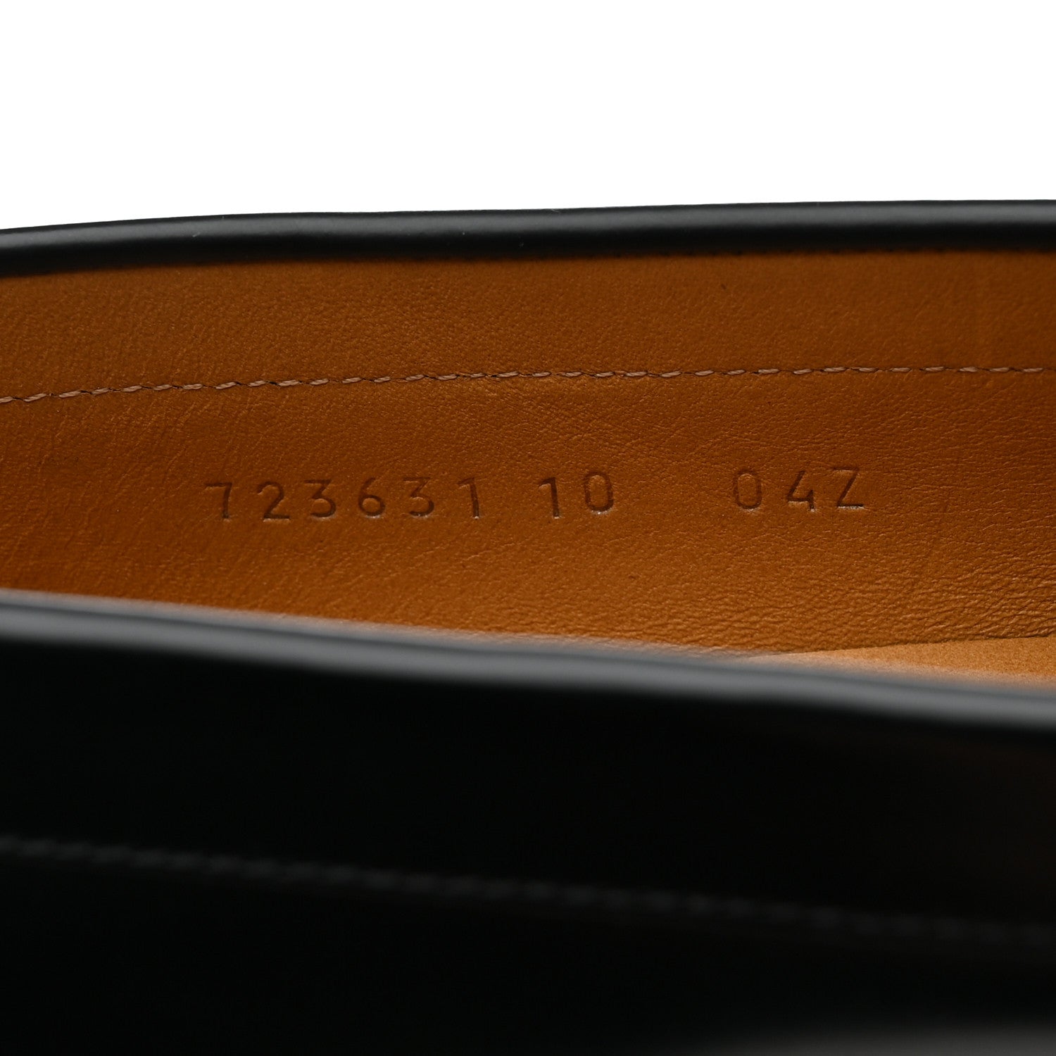 Gucci Calfskin Mens Interlocking G Loafers 10 Black 7 of 9