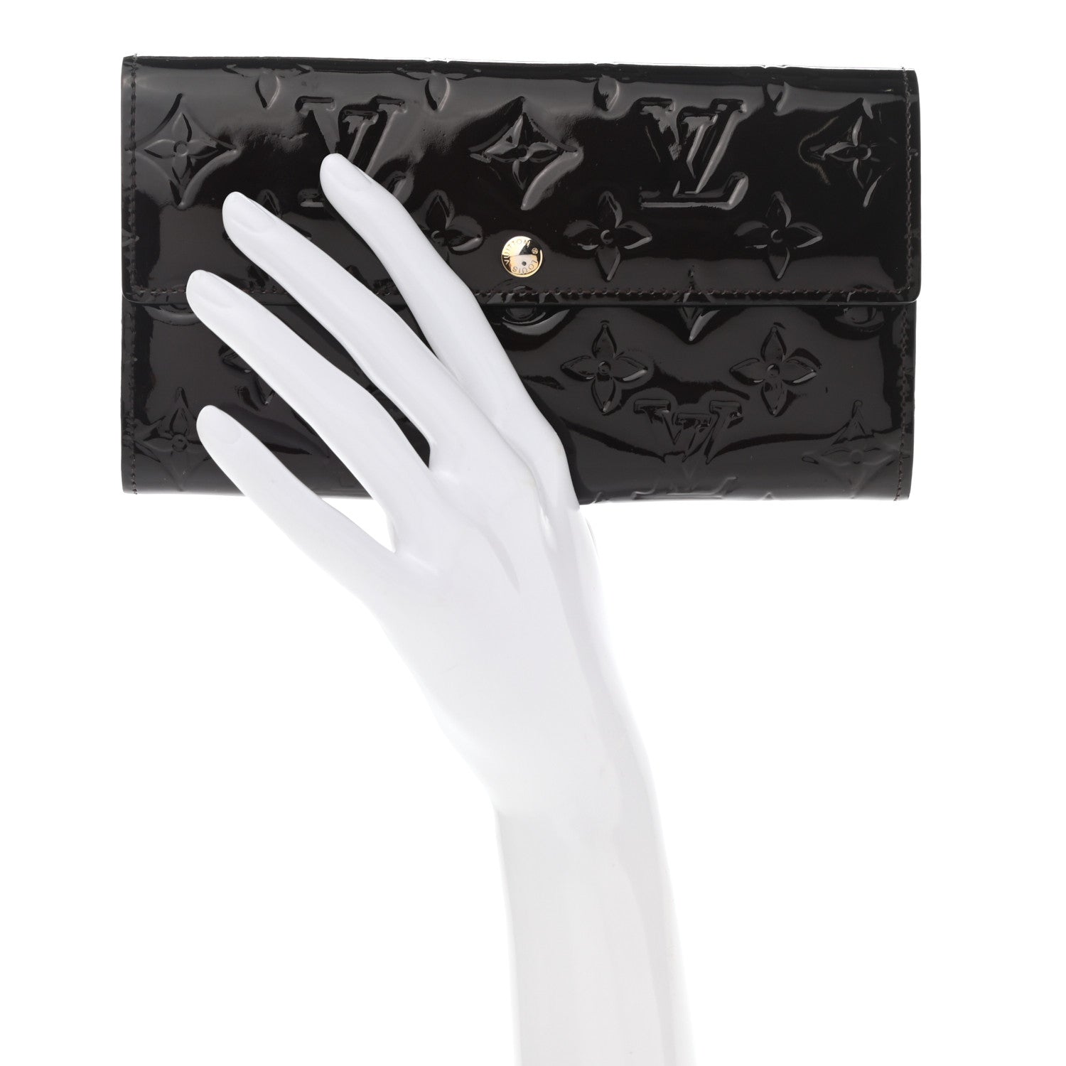 Louis Vuitton Vernis Sarah Wallet Amarante 2 of 10
