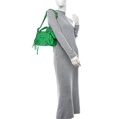 Balenciaga Agneau Arena Small Neo Cagole City Handbag Vivid Green 2 of 12