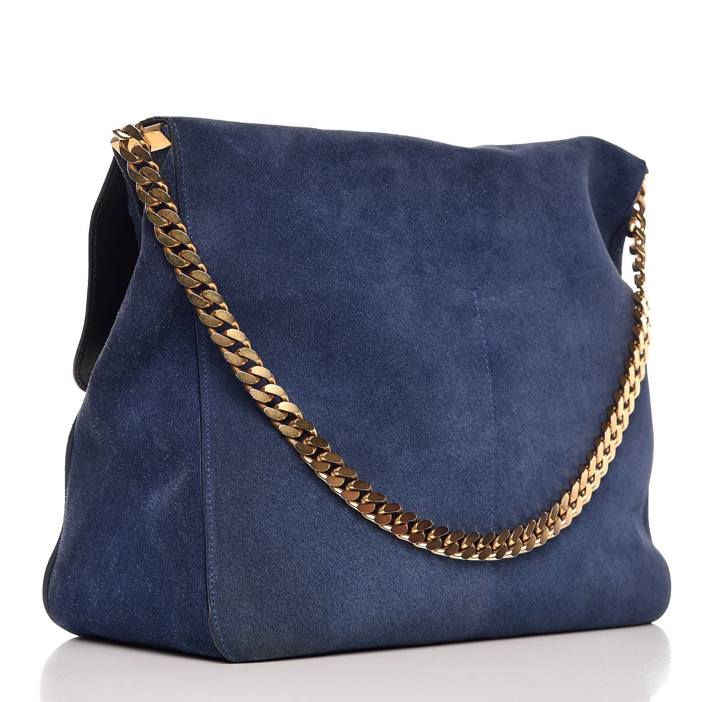 Suede Medium Gourmette Ocean Blue