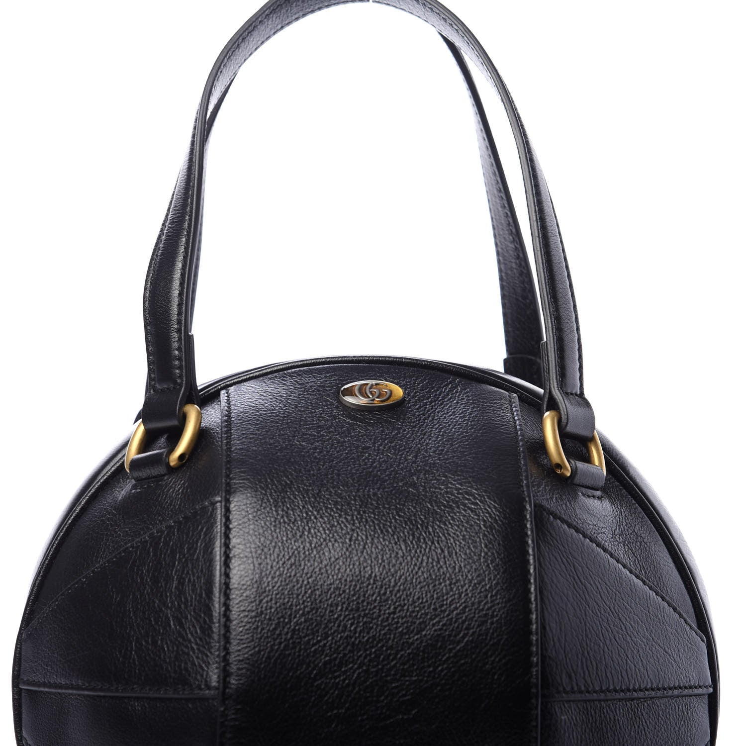 Gucci Piuma Lux Energy Tifosa Basketball Shaped Shoulder Bag Black 11 of 11