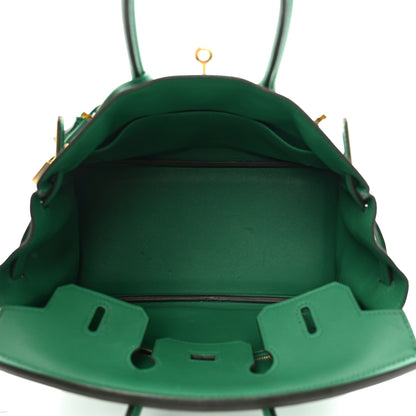Hermes Swift Birkin 25 Vert Vertigo 5 of 10