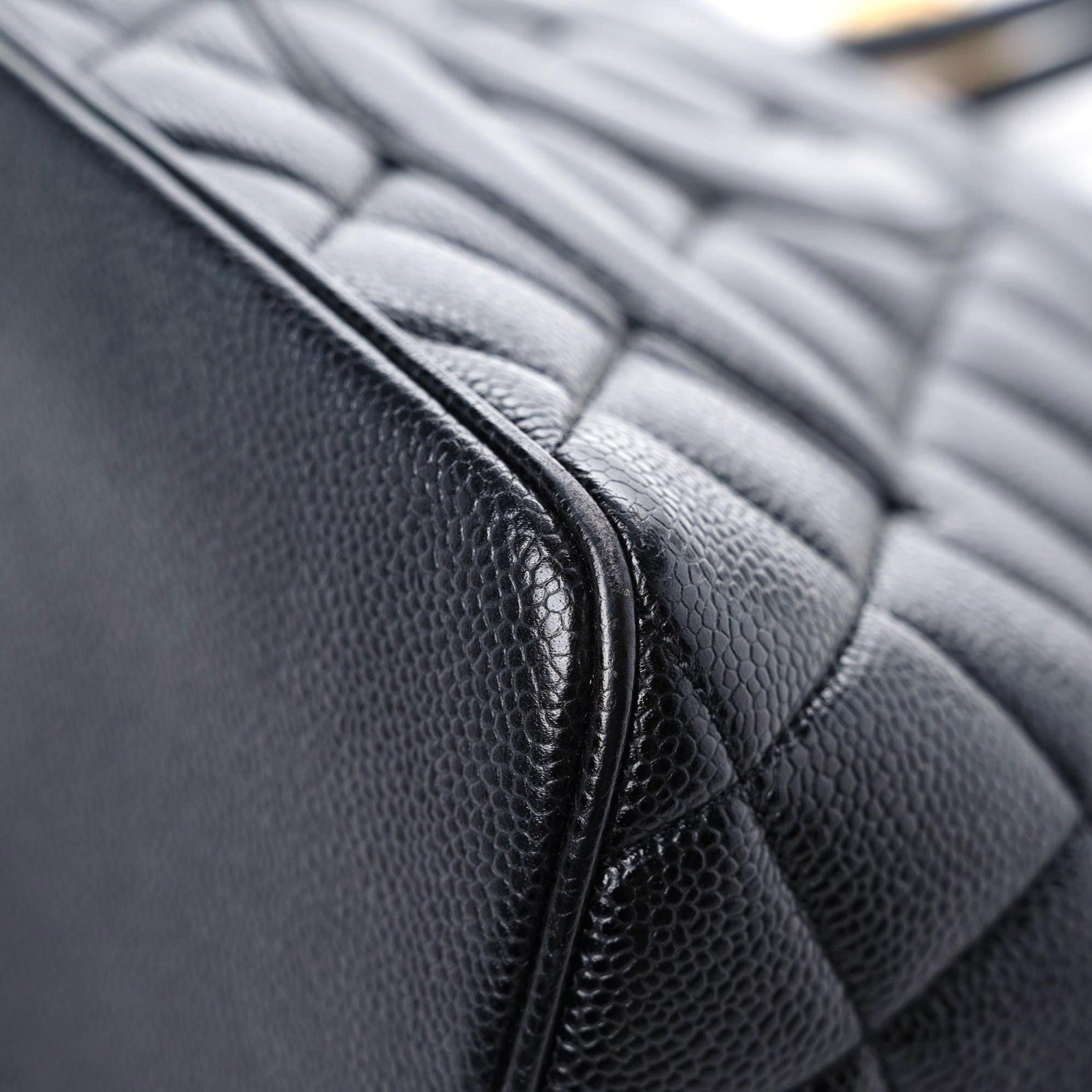 Chanel Caviar Quilted Medallion Tote Black 9 of 14
