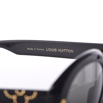 Louis Vuitton Studded La Piscine Sunglasses Z1049U Black 6 of 7