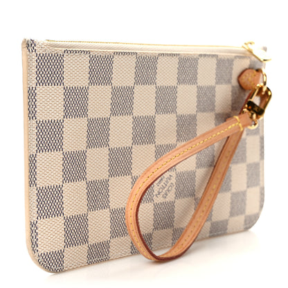 Louis Vuitton Damier Azur Neverfull PM Pochette 3 of 6