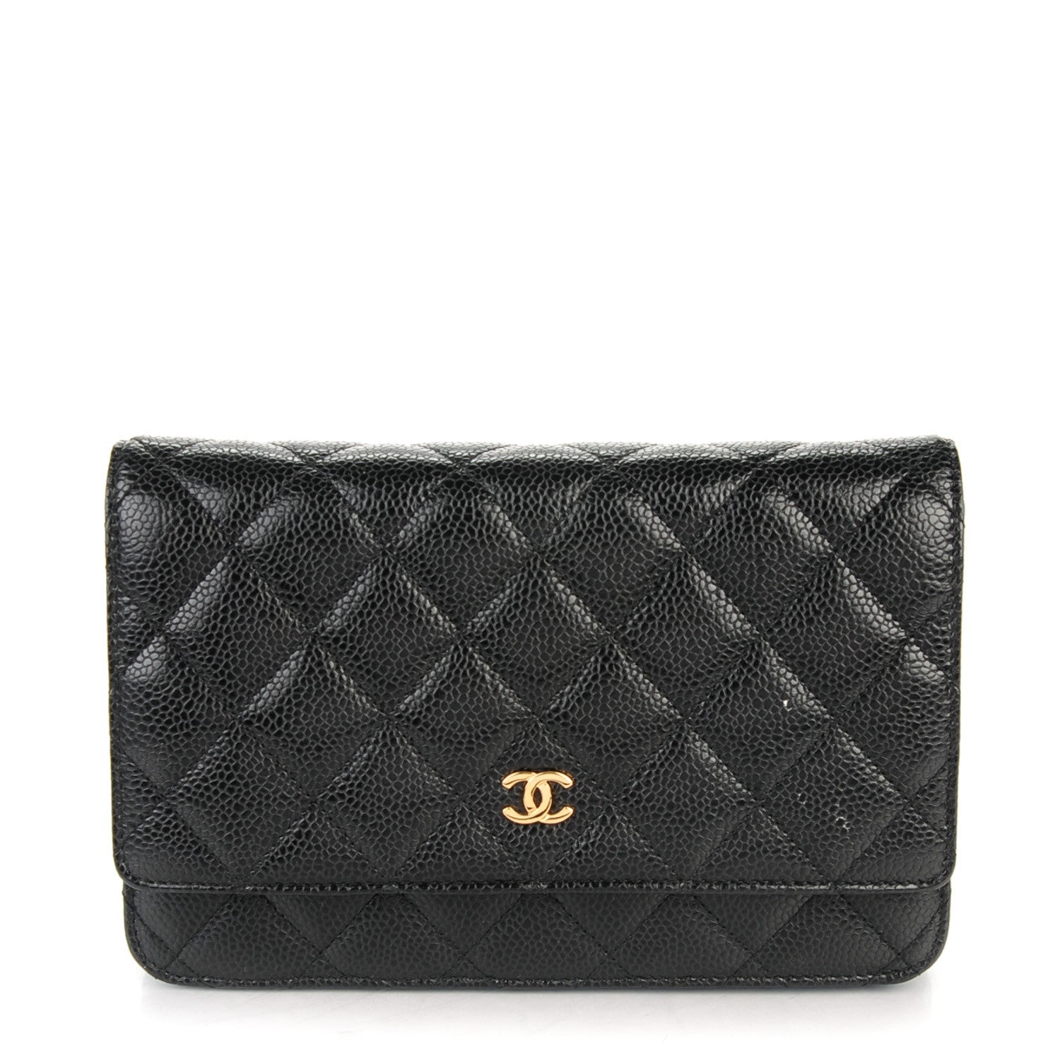 Chanel Caviar Quilted Wallet On Chain WOC Black 1 of 9