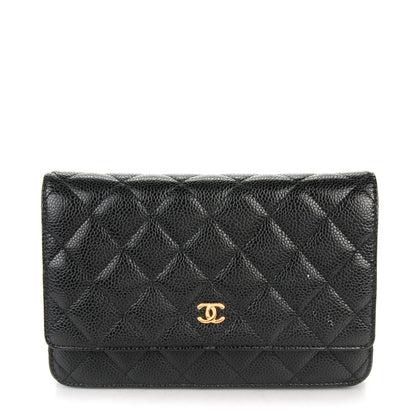 Chanel Caviar Quilted Wallet On Chain WOC Black 1 of 9