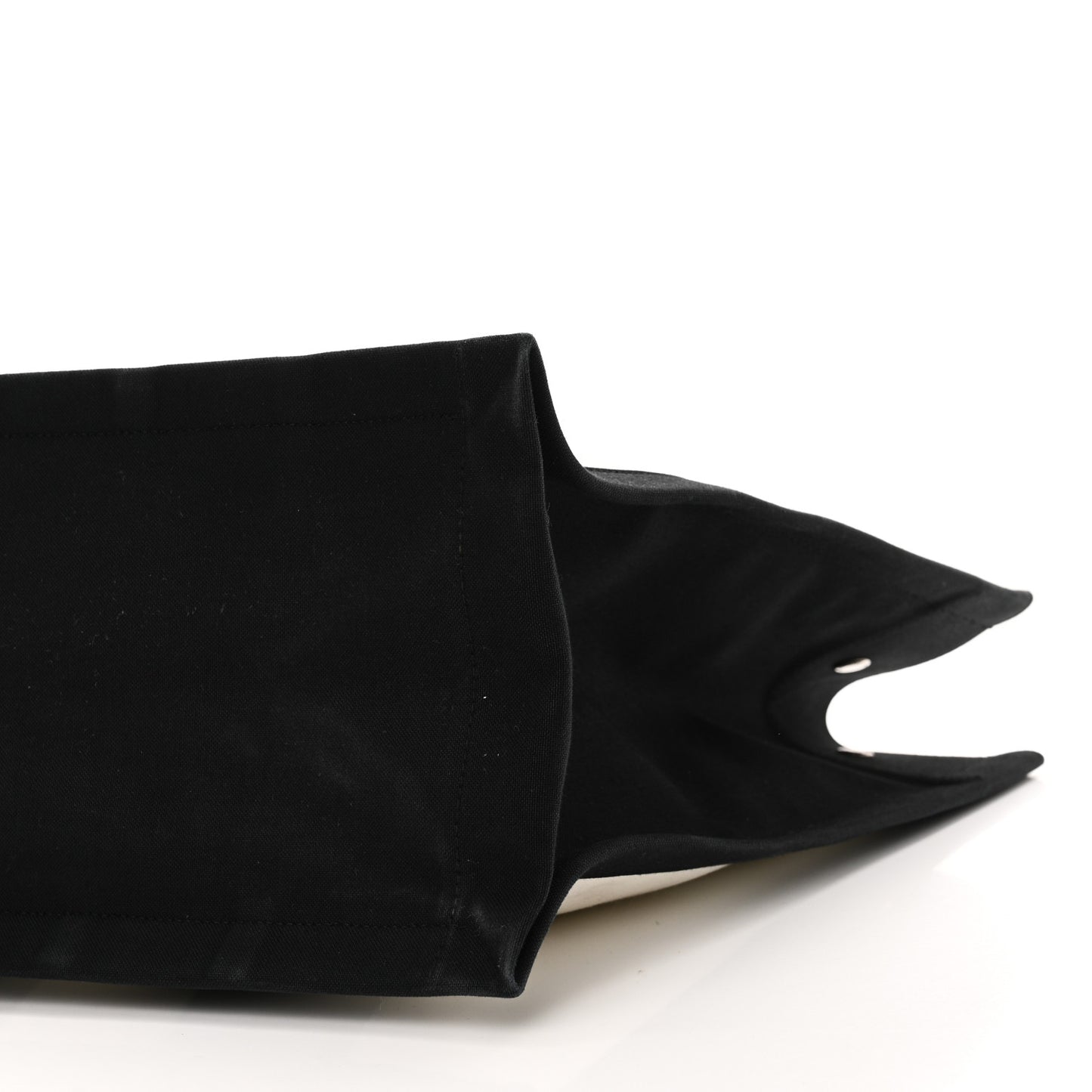 Canvas Noe Striped Tote Black White