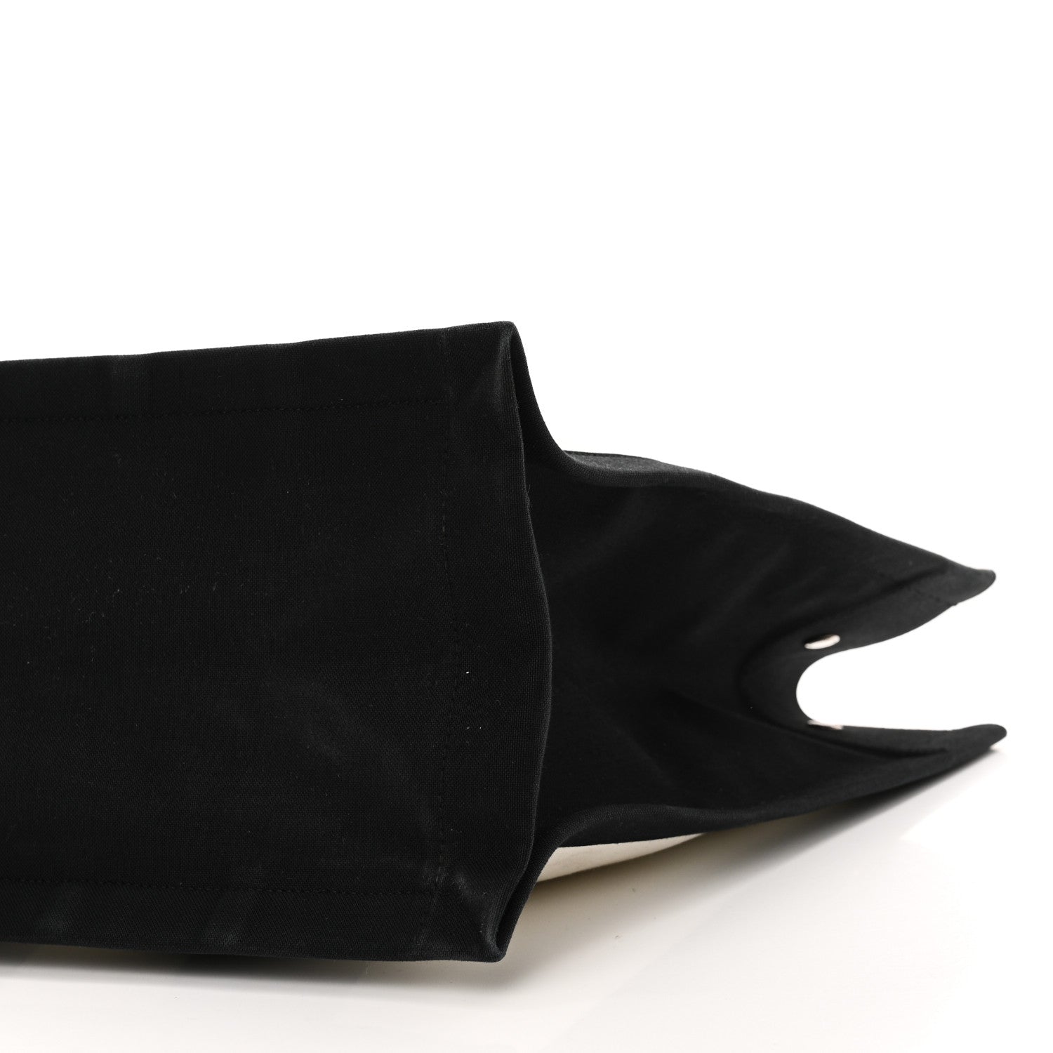 Saint Laurent Canvas Noe Striped Tote Black White 9 of 9