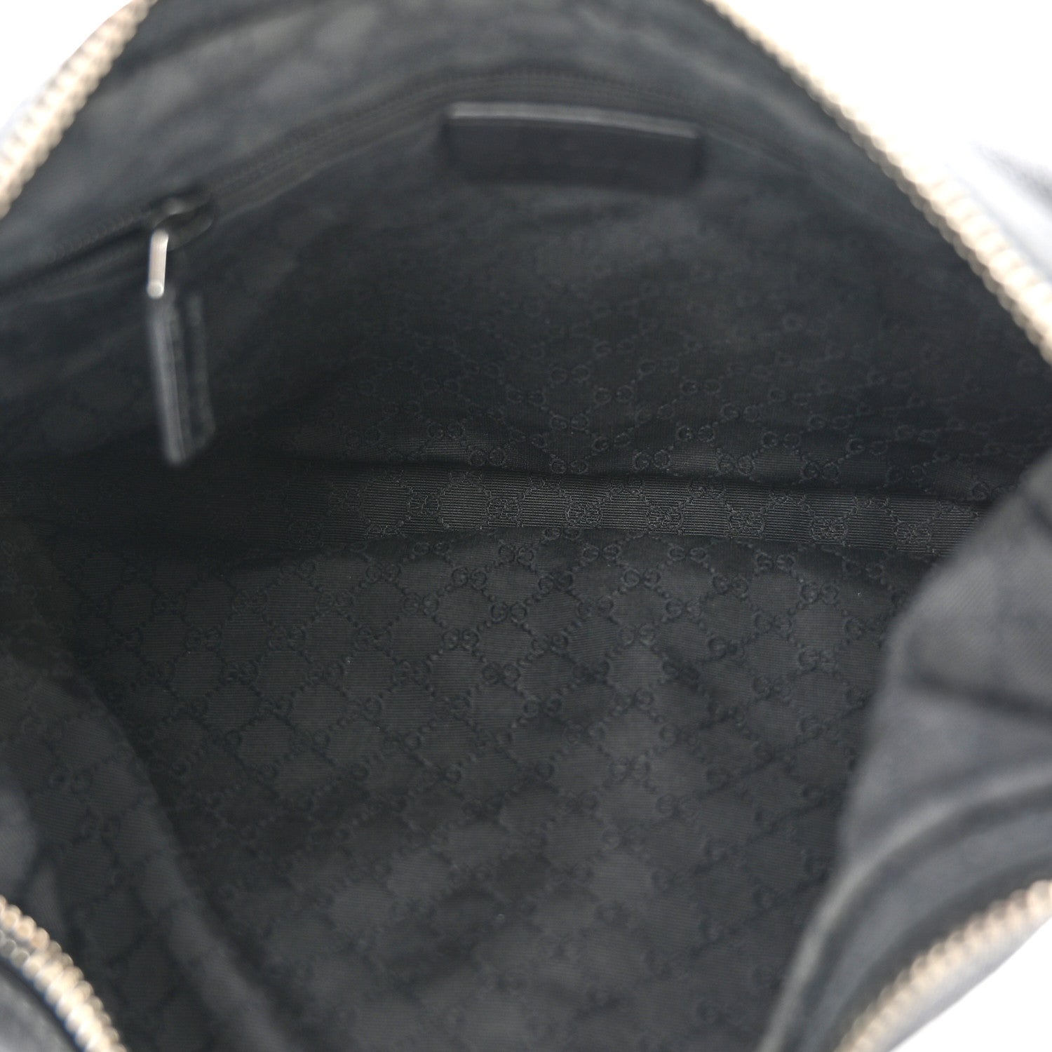 Gucci Denim Web Small Clasp Hobo Black 5 of 11