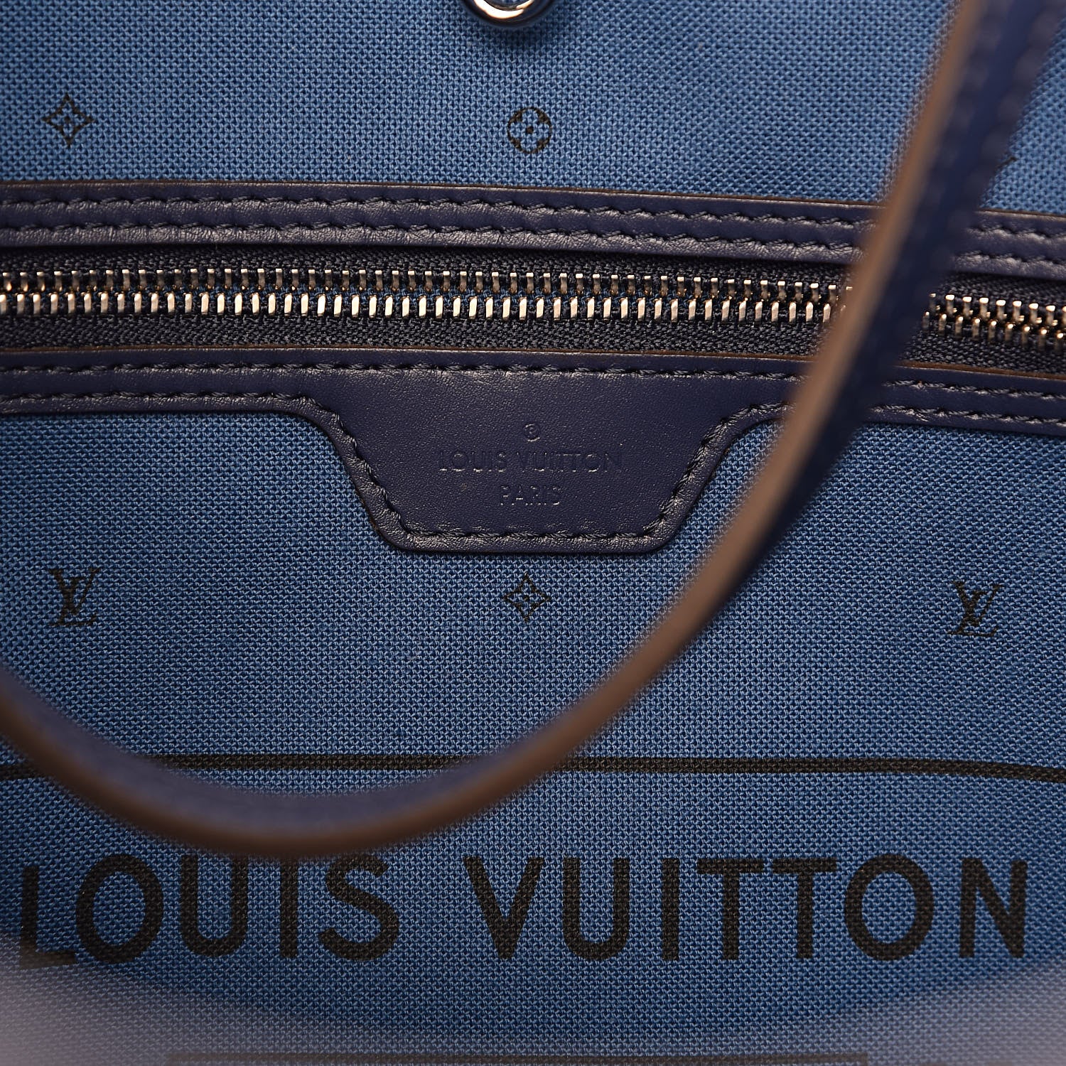 Louis Vuitton Monogram Escale Neverfull MM Blue 6 of 12